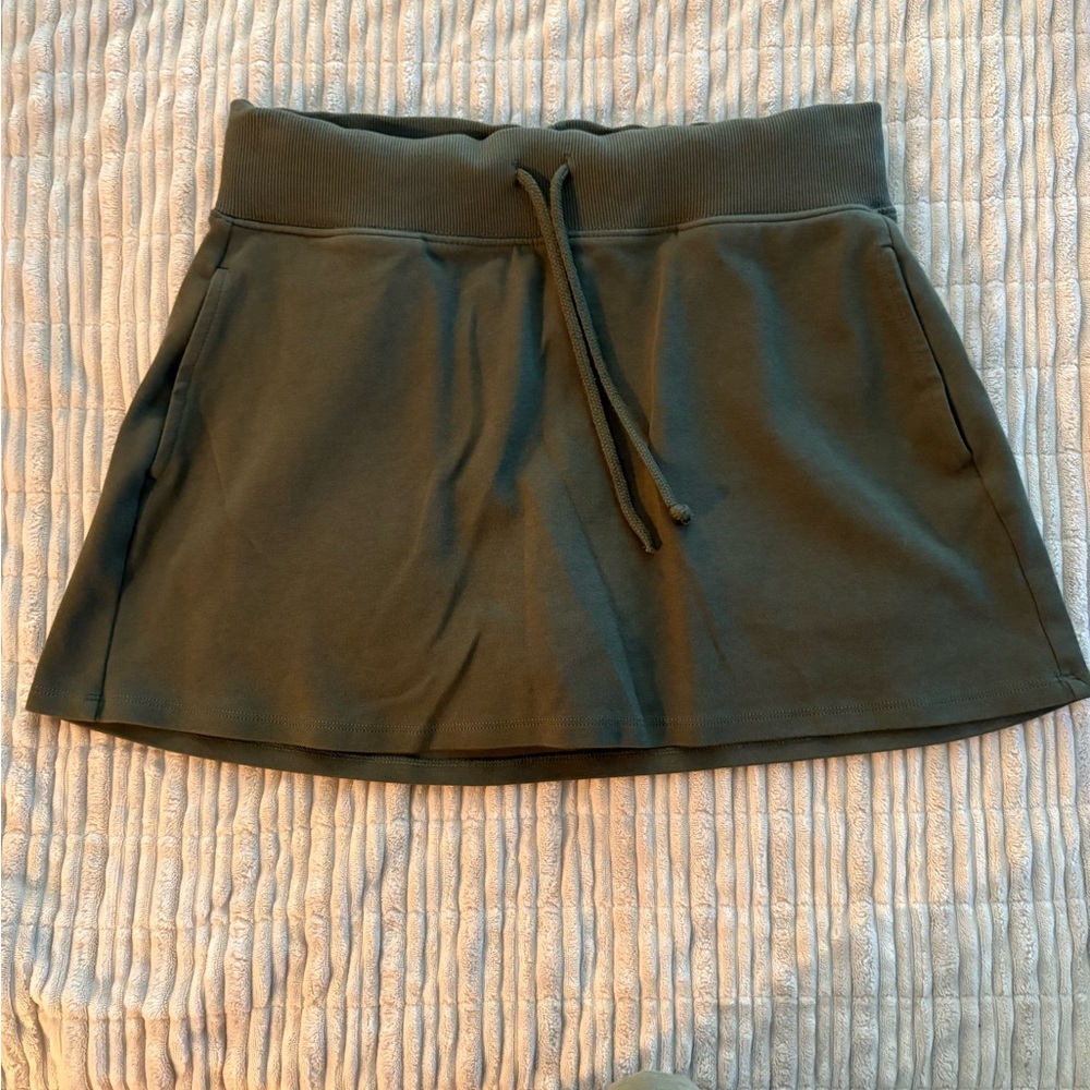 Wild Fable Dark Green Mini Skort